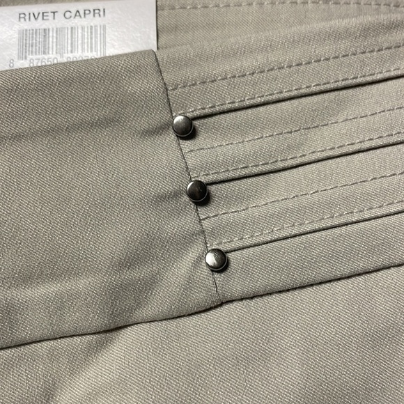 Jm Collection Plus Size Tummy Control Pull-on Capri Pants, Created for Macy's - Picture 3 of 7